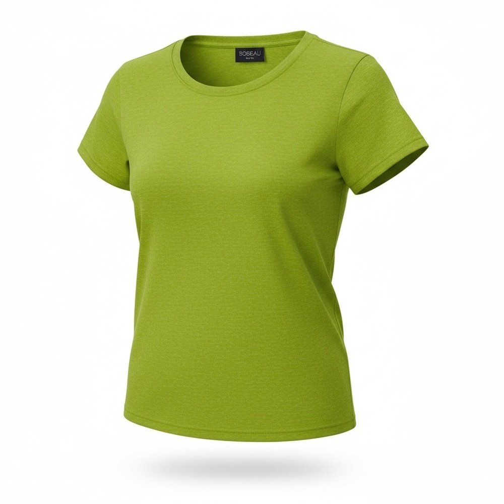 Bobeau Vibrant Heathered Green Knit Top